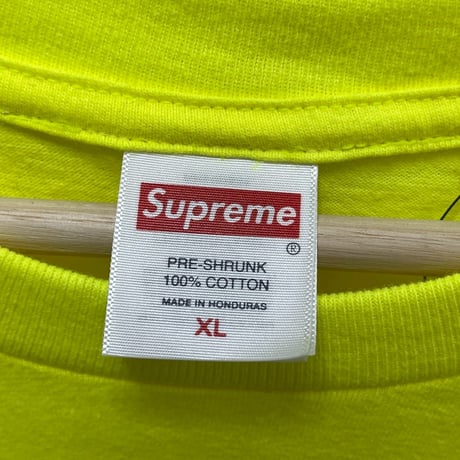 Supreme SATAN TEE FLUORESCENT YELLOW XL 28949
