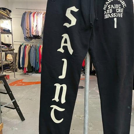 SAINT MICHAEL ITS SAINT SWEAT PANT SM-YS1-0000-049 BLACK MEDIUM 87838