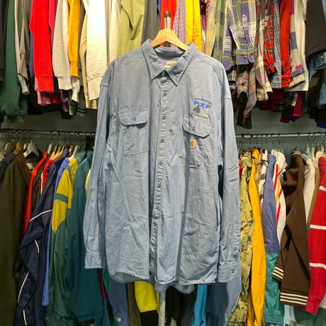 CARHARTT FR BUTTON WORK SHIRT 3XL 45139
