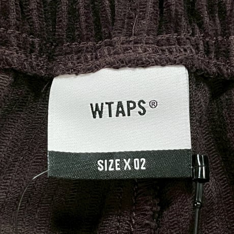 WTAPS SDDT2003 TROUSERS COTTON CORDUROY BROWN 02 242TQDT-PTM05 36999