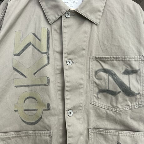 NEIGHBORHOOD 25SS MEMORIAL COVERALL JACKET GRAY MEIDUM 251AQNH-JKM01 26926