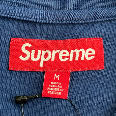 Supreme SMALL BOX LS TEE NAVY MEDIUM 37198