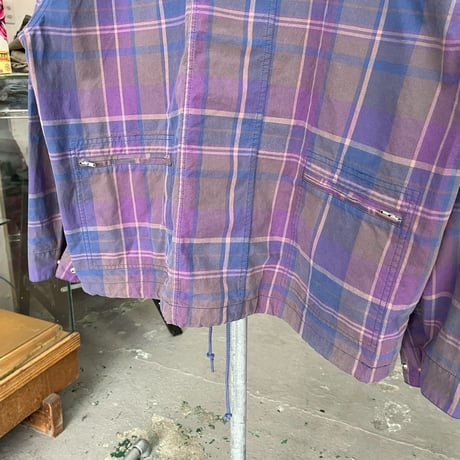 Supreme COTTON UTILITY ANORAK PLAID XL 76682