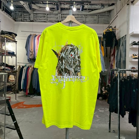 Supreme SATAN TEE FLUORESCENT YELLOW XL 28949