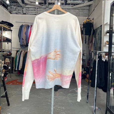 SAINT MICHAEL CRW SWEAT SM-S21-0000-012 WHITE XL 6662