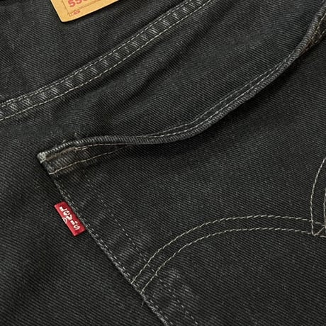 LEVIS 90S 550 BLACK DENIM PANT 38/30 33184
