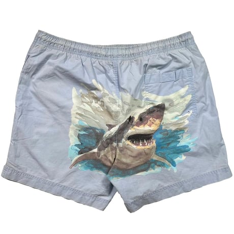 POLO SPORT SHARK PRINT EASY SHORT LARGE BLUE 04134