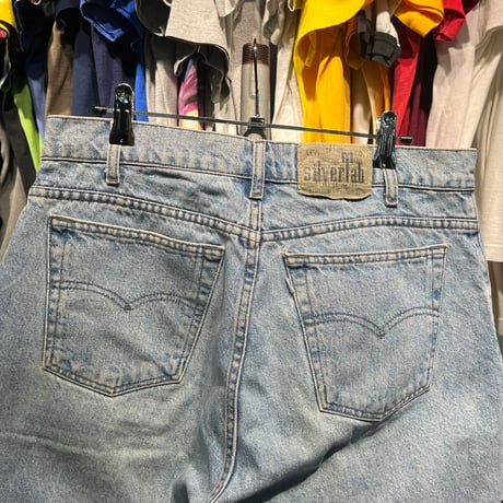 LEVIS 90S SILVER TAB LOOSE SHORT INDEGO 33 57282