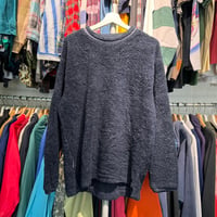 COLUMBIA FLEECE PULL OVER NAVY LARGE 90164