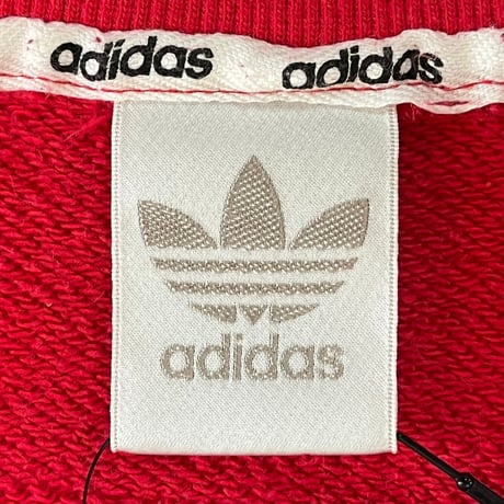 adidas 90S SWEAT ZIP JACKET RED LARGE 63941