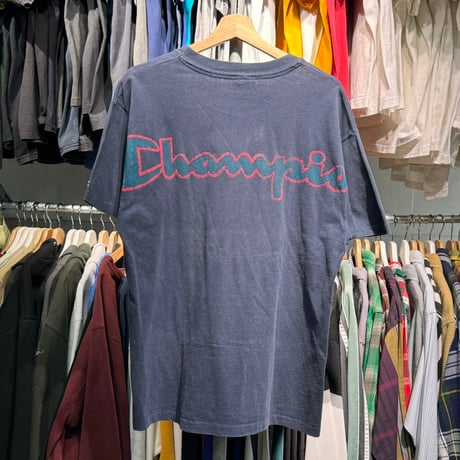 CHAMPION 90S SCRIPT LOGO NAVY LARGE 22477