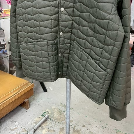 WASTED YOUTH QUILT PUFF JACKET OLIVE MEDIUM 4727