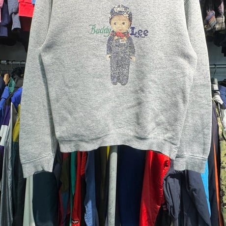 LEE 90S BUDDY LEE SWEAT GREY MEDIUM 23114