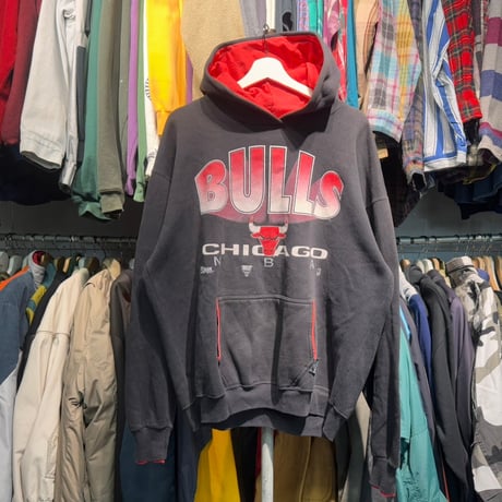 CHICAGO BULLS 90s SWEAT HOODIE BLACK XL 02156