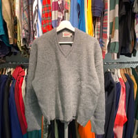 ROB SCOT 60S MOHAIR KNIT GREY LARGE 06359