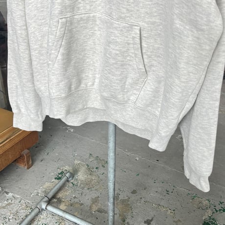 ESSENTIALS FELT LOGO HOODIE GREY LARGE 45436