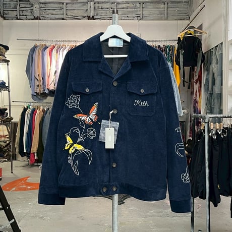 KITH CLEMENT SOUVENIE JACKET NAVY MEDIUM 96847