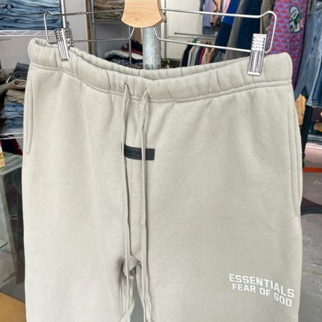 ESSENTIALS 3D SILICON RELAX SWEAT PANT BEIGE LARGE 45438