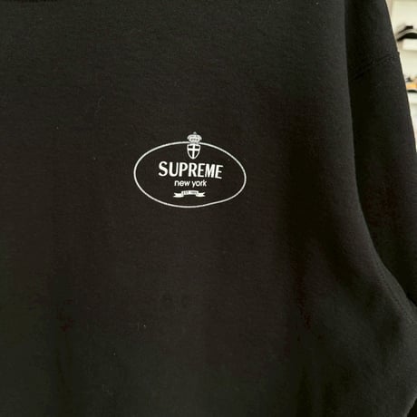 Supreme CREST CREWNECK SWEAT BLACK MEDIUM 57288