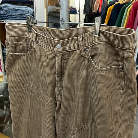 NEIGHBORHOOD SAVAGE CORDUROY DP WIDE PANT BROWN XL 242XBNH-PTM10