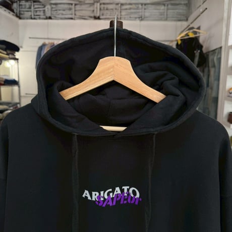 SAPEur × ANTI SOCIAL SOCIAL CLUB ASSC DoTMAN HEADS SWEAT HOODIE BLACK LARGE 40370