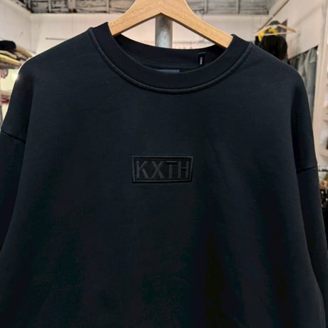 KITH CYBER MONDY CREWNECK BLACK LARGE 17580