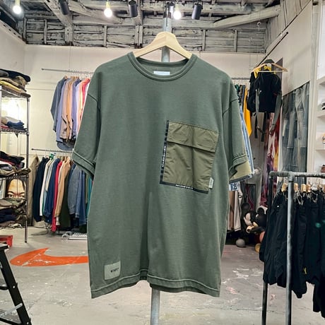 WTAPS CONTAIN/SS/CTPL.GPS TEE OLIVE DRAB 01 231ATDT-CSM01S 11044