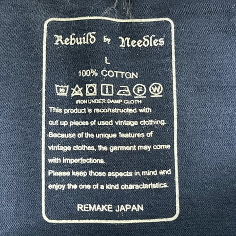 NEEDLES × UNION REBUILD 7CUT SS TEE LARGE 35426