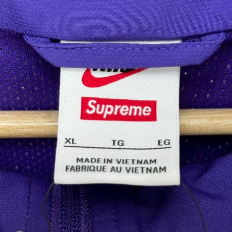 Supreme × NIKE TRACK JACKET PURPLE XL 76681