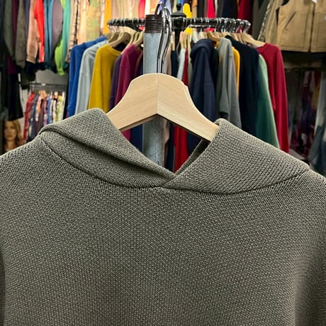 ESSENTIALS KNIT HOODIE HARVEST LARGE
