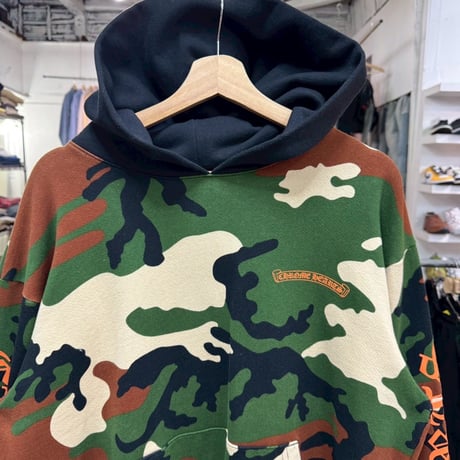 CHROME HEARTS × MATTY BOY CAUTION HOODIE CAMO XL 35166
