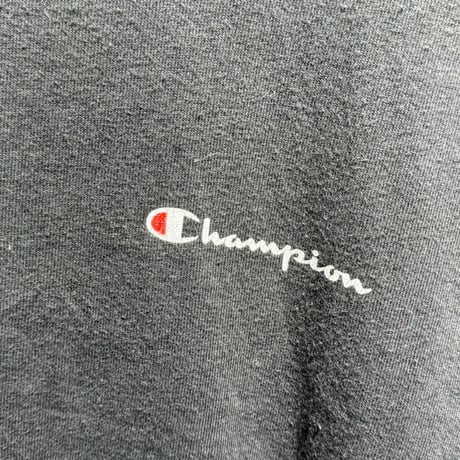 CHAMPION 90S SCRIPT LOGO BLACK LARGE 22482