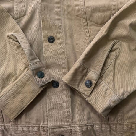 LEVI'S COTTON TWILL TRACKER JACKET BEIGE 42 86404