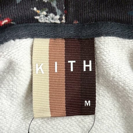 KITH FLORAL WILLIAMS III HOODIE NAVY MULTI MEDIUM 17606