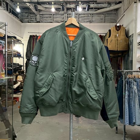 Supreme × BOUNTY HUNTER MA-1 JACKET OLIVE XL 25417