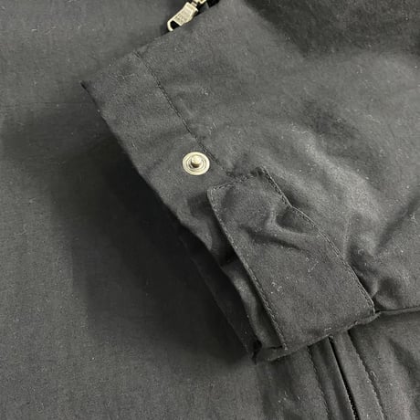 EDDIE BAUER 90-00S NYLON ZIP JACKET BLACK LARGE 69667