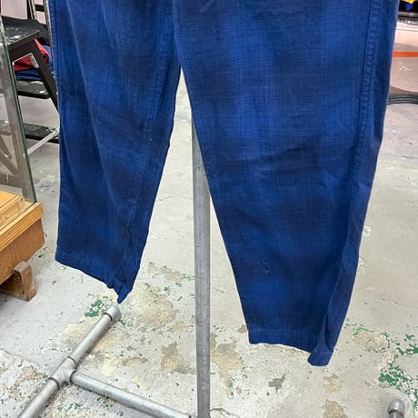 DESCENDANT SHORE CHECK PANT BLUE 1 77057