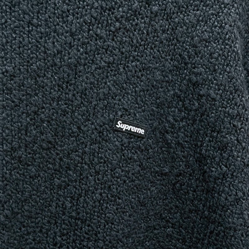 Supreme BOUCLE SMALL BOX SWEATER BLACK LARGE 56