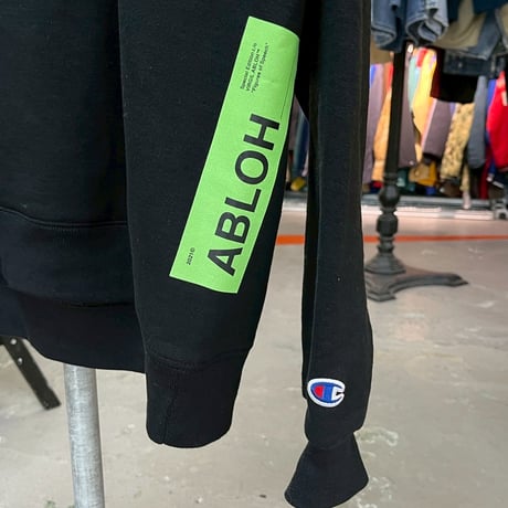 VIRGIL ABLOH × CHAMPION ICA GRIM REAPER HOODIE BLACK XL 35788