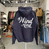 WIND AND SEA × FR2 KYOTO LIMITED HOODIE NAVY LARGE	 94370