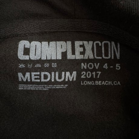 TAKASHI MURAKAMI × COMPLEXCON FLOWER HOODIE BLACK MEDIUM 17608