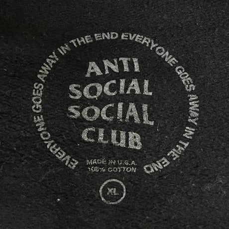 ANTI SOCIAL SOCIAL CLUB x FRAGMENT ASSC BOLT SWEAT HOODIE BLACK/PINK XL 17534