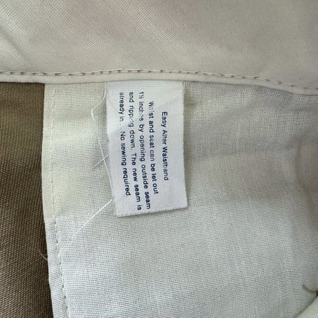 L.L.BEAN 90S TWO TAC CHINO PANT BEIGE 32/32 75751