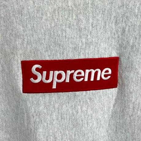 Supreme 18AW BOX LOGO CREWNECK SWEATSHIRT ASH GREY MEDIUM 17557