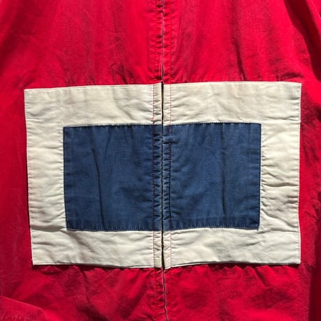 VINTAGE FLAG PANEL COTTON JACKET RED/WHITE/NAVY FITS MEDIUM 94078