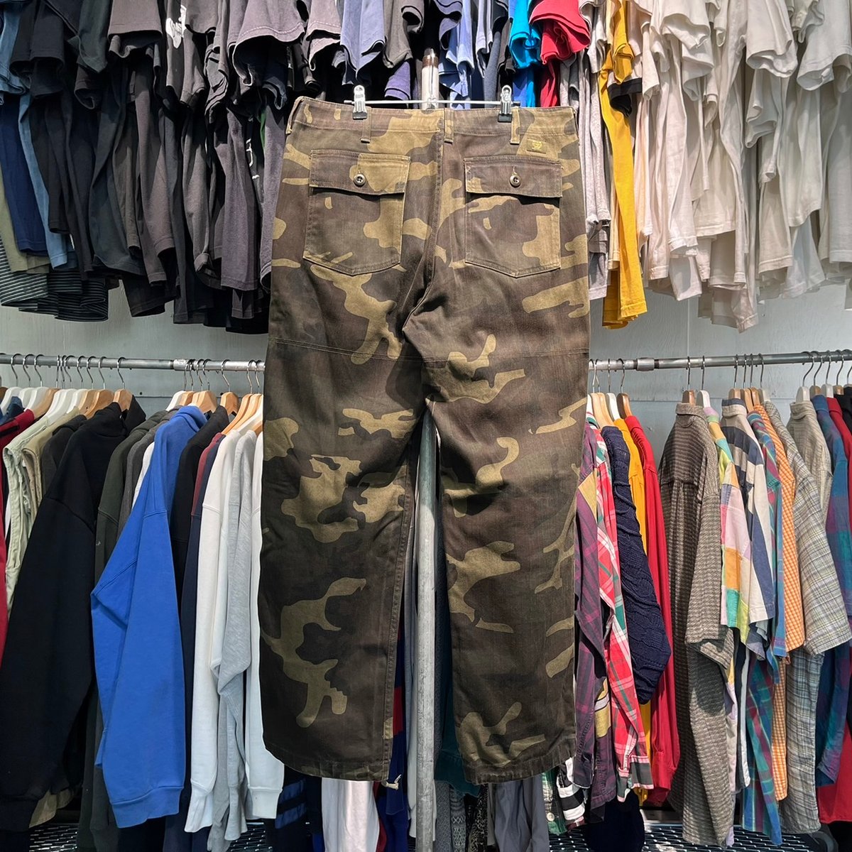 パンツ OLD SUPREME 90S CAMOUFLAGE PANTS KHAKI OLD SUPREME 90S CAMOUFLAGE PANTS KHAKI 34 15909