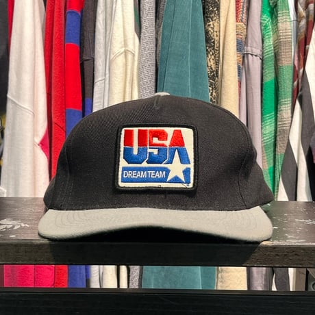 OLD SUPREME USA DREAM TEAM CAP BLACK/GRAY 47751
