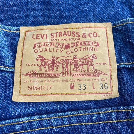 LEVI'S 90S 505 DENIM PANT 33/36 07112