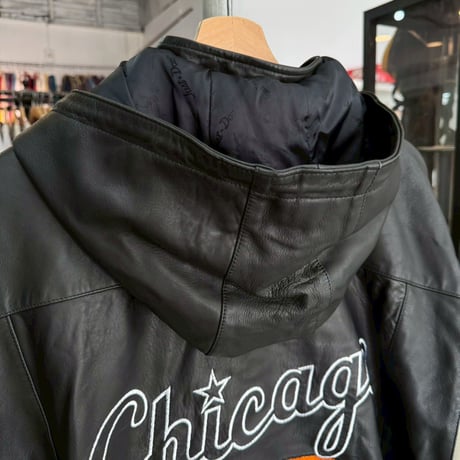 JUST DON REAL LEATHER JACKET BLACK MEDIUM 31JUSH52P 77724