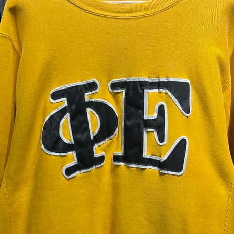 CHAMPION 90S RW SWEAT FRATERNITY YELLOW XL 69716